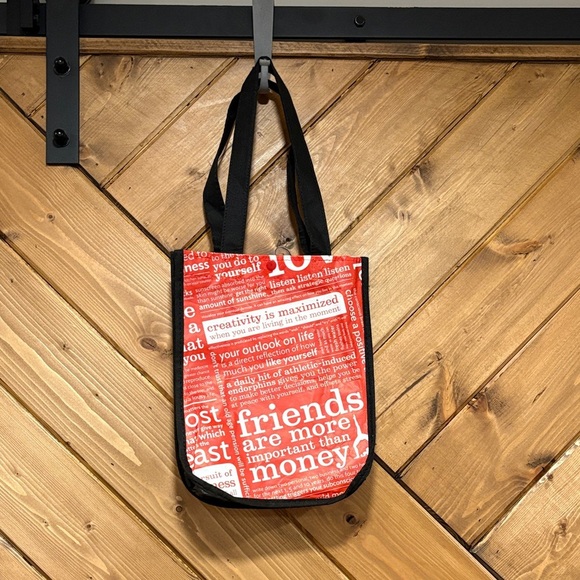 Lululemon Red and Black Small Reusable Bag - Picture 1 of 6
